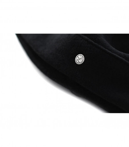 flor gorro de lana negro flor gorro de lana negro
